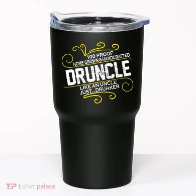 Druncle Like A Uncle Just Drunker Tumbler