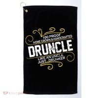 Druncle Like A Uncle Just Drunker Golf Towel thumb 0