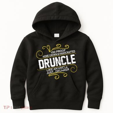 Druncle Like A Uncle Just Drunker Kids Hoodie