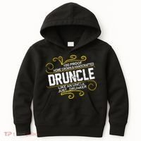 Druncle Like A Uncle Just Drunker Kids Hoodie thumb 0