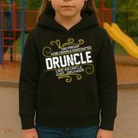 Druncle Like A Uncle Just Drunker Kids Hoodie thumb 3