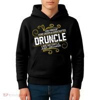Druncle Like A Uncle Just Drunker Kids Hoodie thumb 4