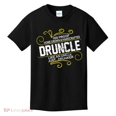 Druncle Like A Uncle Just Drunker Kids T-Shirt