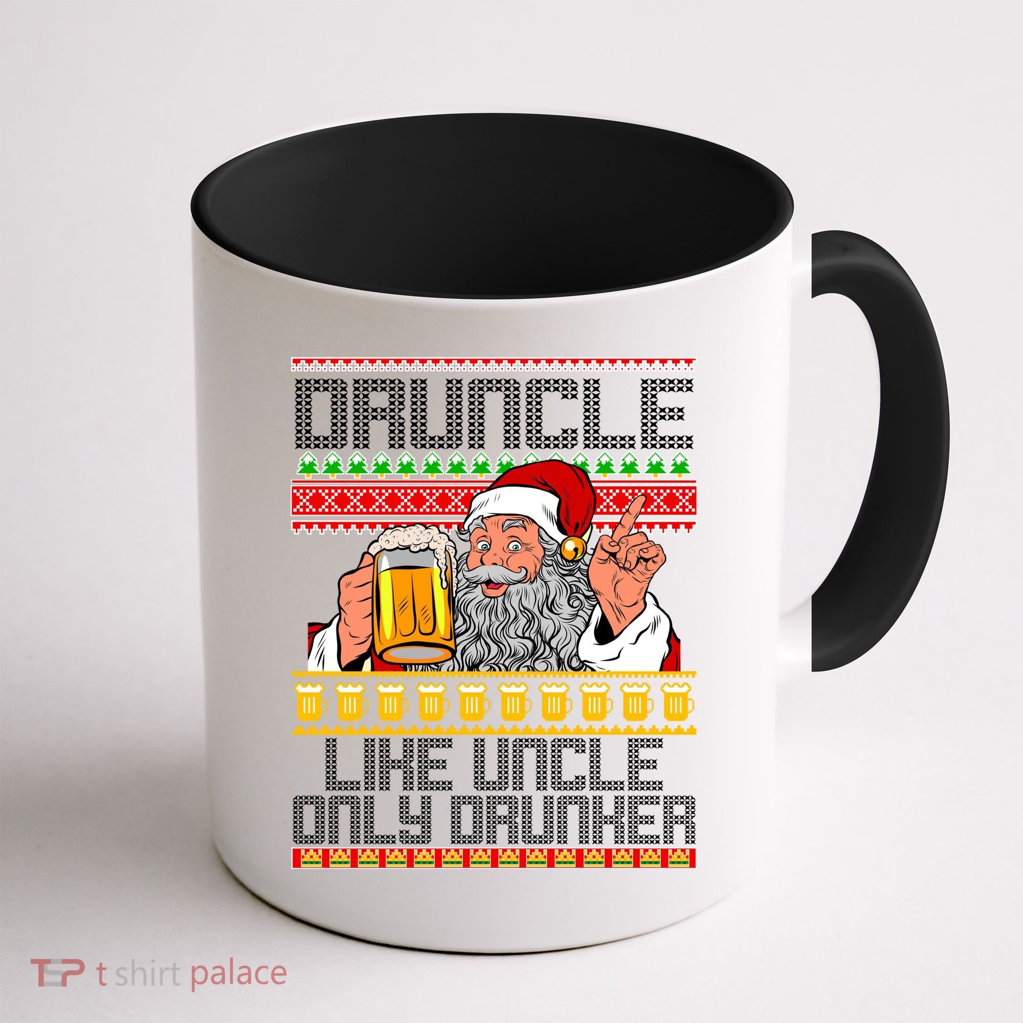 Druncle Like Uncle Only Drunker Ugly Christmas Coffee Mug