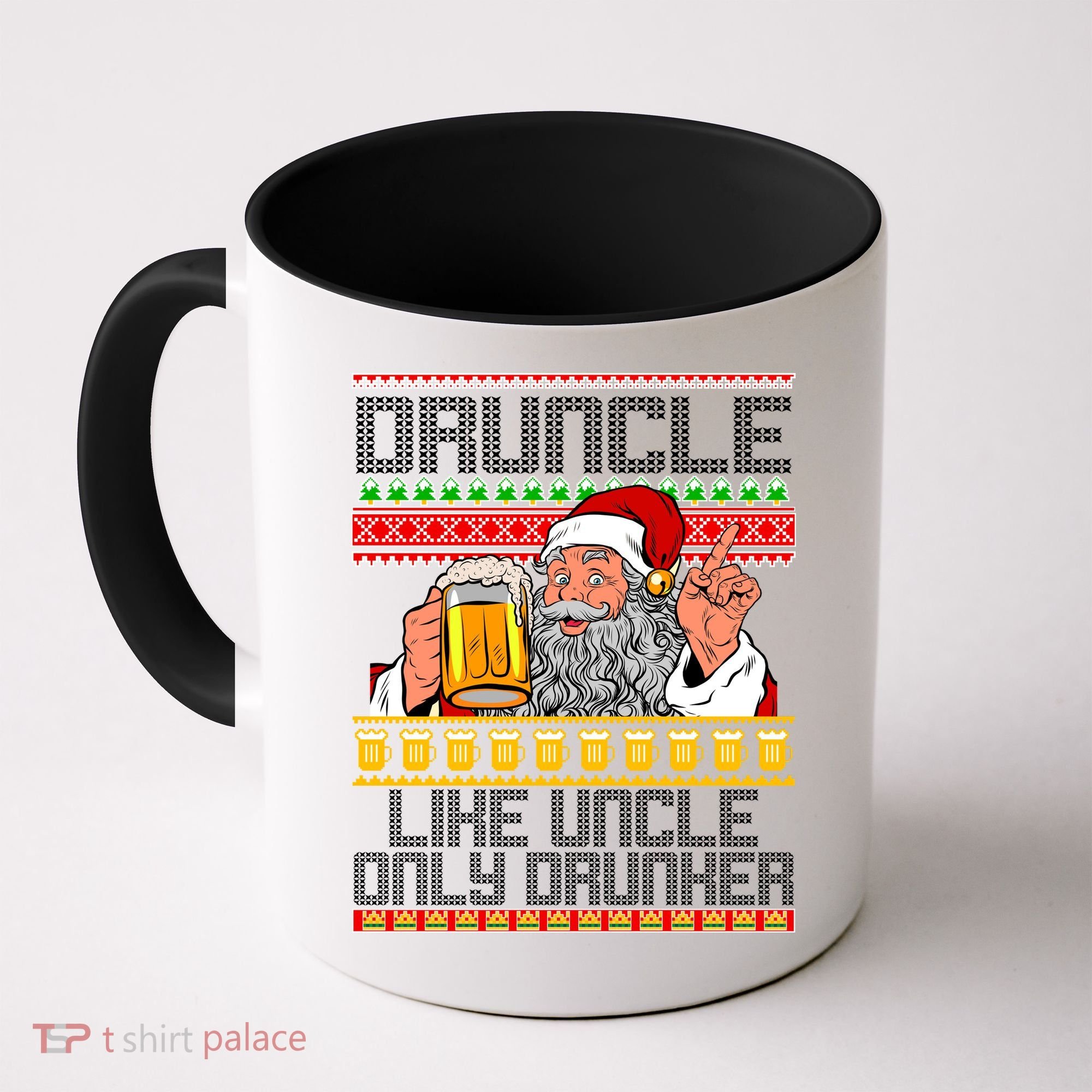 Druncle Like Uncle Only Drunker Ugly Christmas Coffee Mug