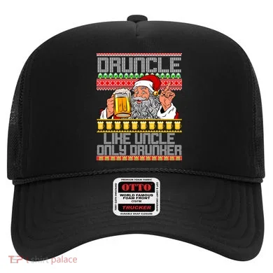 Druncle Like Uncle Only Drunker Ugly Christmas Hat