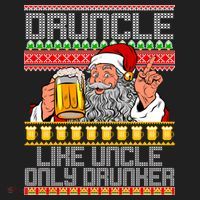 Druncle Like Uncle Only Drunker Ugly Christmas Hat thumb 2