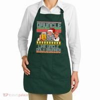 Druncle Like Uncle Only Drunker Ugly Christmas Apron thumb 2