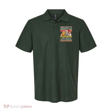Druncle Like Uncle Only Drunker Ugly Christmas Polo