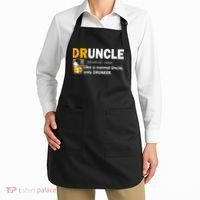 Druncle Normal Uncle Only Drunker Whiskey Apron thumb 2