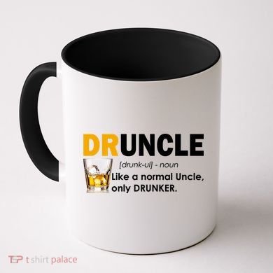 Druncle Normal Uncle Only Drunker Whiskey Coffee Mug