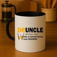 Druncle Normal Uncle Only Drunker Whiskey Coffee Mug thumb 4