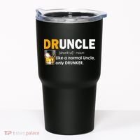 Druncle Normal Uncle Only Drunker Whiskey Tumbler thumb 0