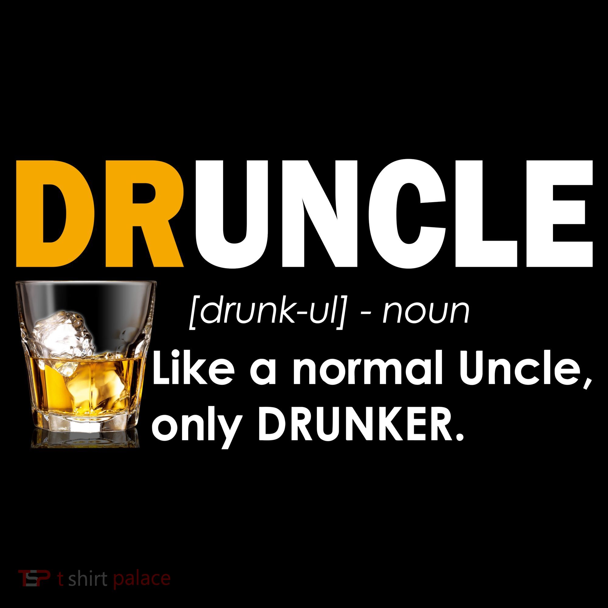 Druncle Normal Uncle Only Drunker Whiskey Bag