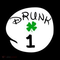 Drunk 1 2 3 4 5 Clover Personalized St Patrick's Day USA-Made Doggie Bandana thumb 2