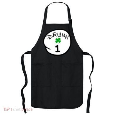 Drunk 1 2 3 4 5 Clover Personalized St Patrick's Day Apron