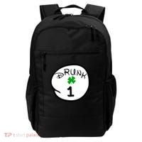 Drunk 1 2 3 4 5 Clover Personalized St Patrick's Day Backpack thumb 0