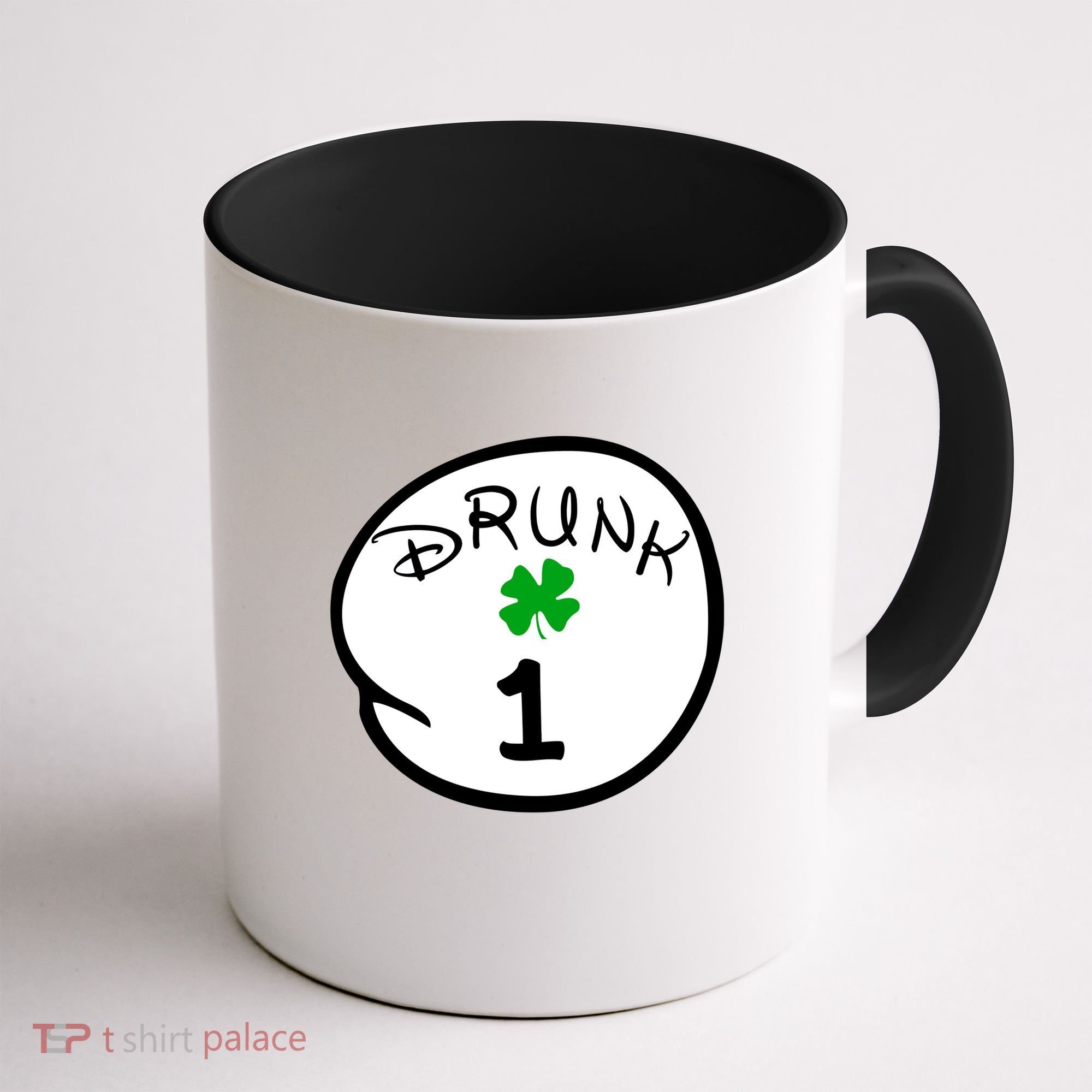 Drunk 1 2 3 4 5 Clover Personalized St Patrick's Day Coffee Mug