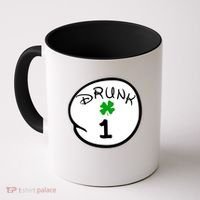 Drunk 1 2 3 4 5 Clover Personalized St Patrick's Day Coffee Mug thumb 0