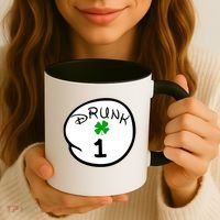 Drunk 1 2 3 4 5 Clover Personalized St Patrick's Day Coffee Mug thumb 3