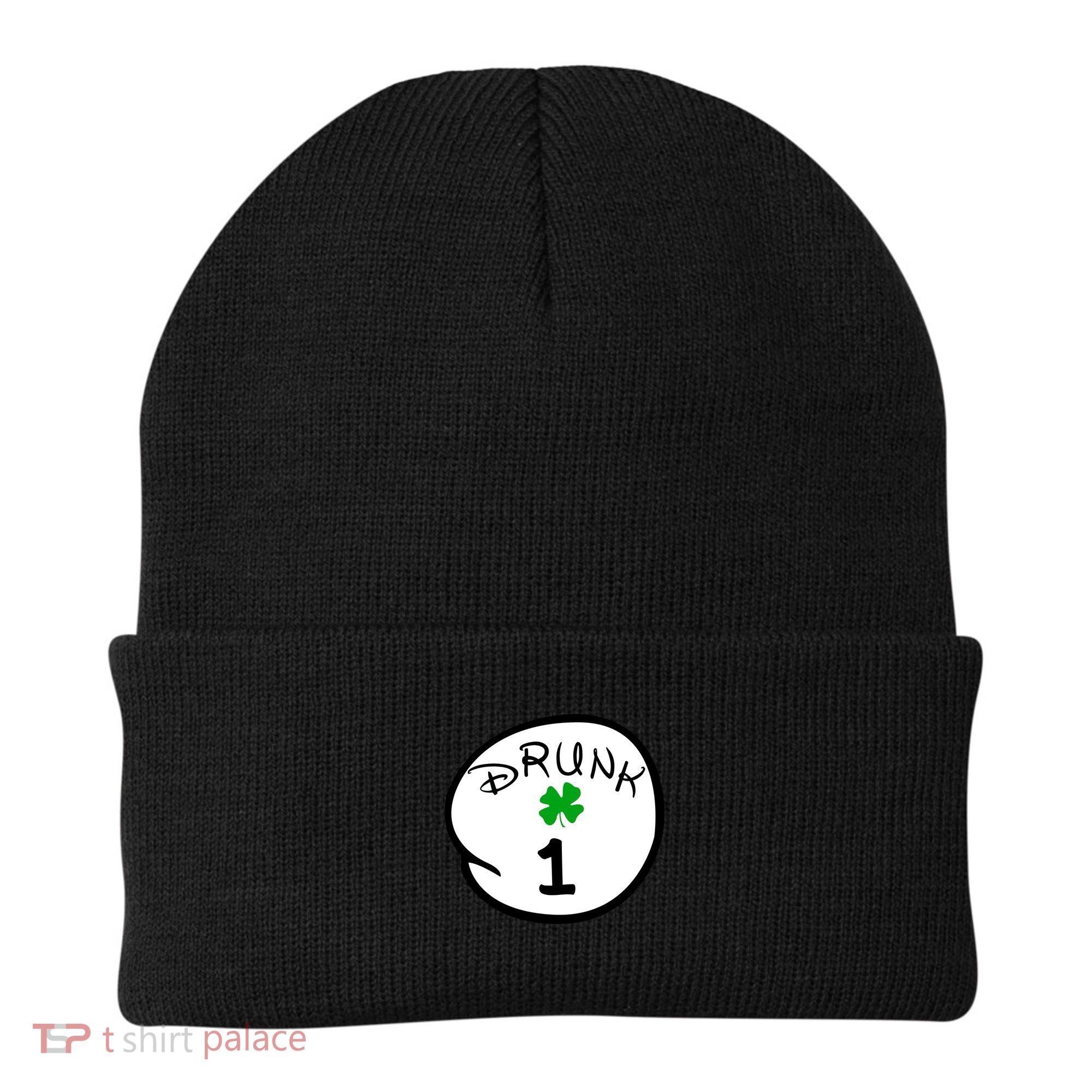 Drunk 1 2 3 4 5 Clover Personalized St Patrick's Day Beanie