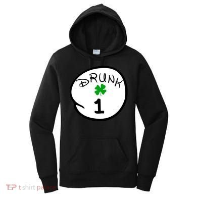 Drunk 1 2 3 4 5 Clover Personalized St Patrick's Day Women's Hoodie