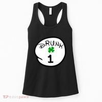 Drunk 1 2 3 4 5 Clover Personalized St Patrick's Day Women's Tank Top thumb 0