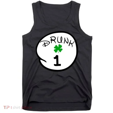 Drunk 1 2 3 4 5 Clover Personalized St Patrick's Day Tank Top