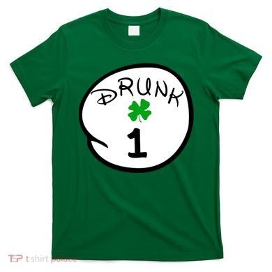 Drunk 1 2 3 4 5 Clover Personalized St Patrick's Day T-Shirt