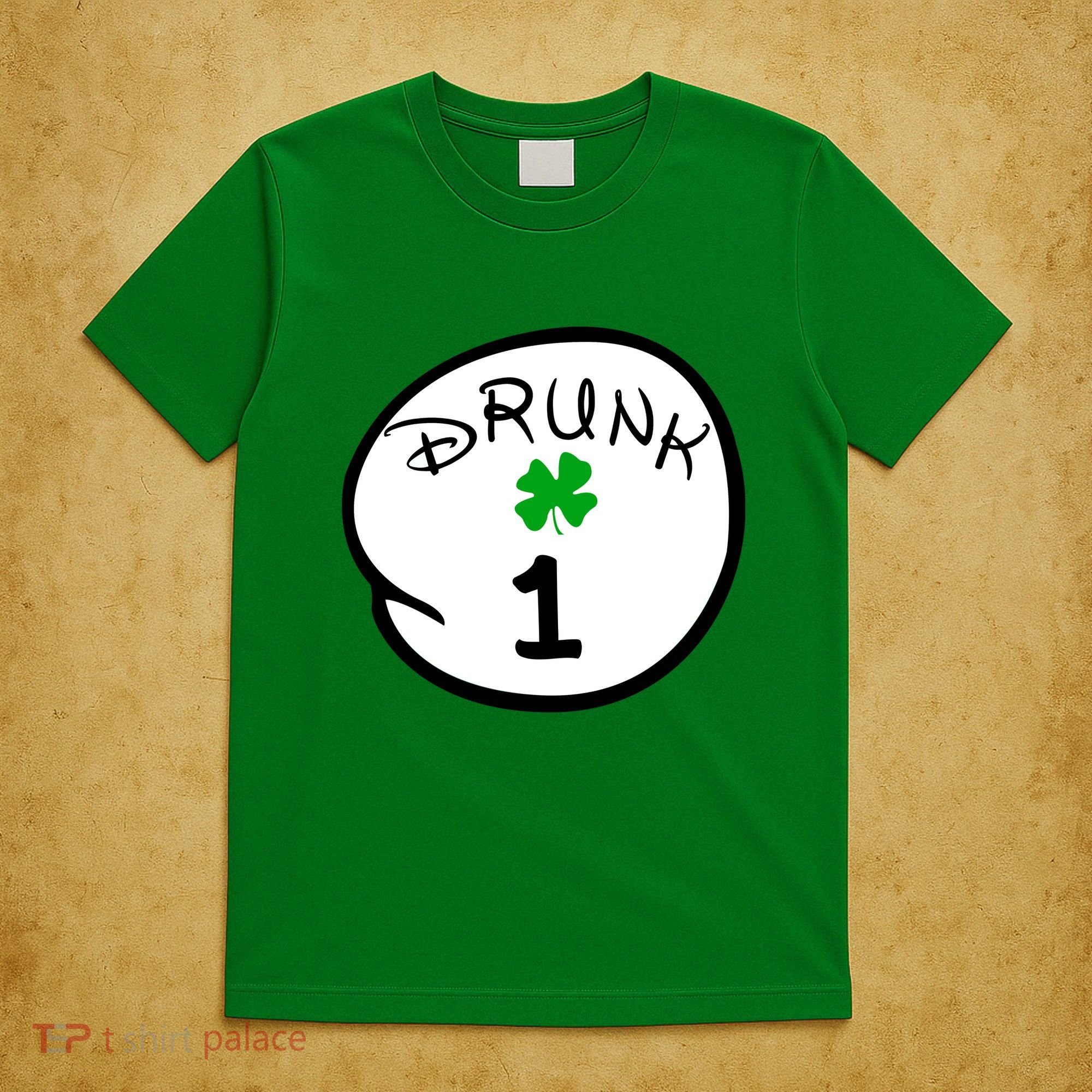 Drunk 1 2 3 4 5 Clover Personalized St Patrick's Day T-Shirt