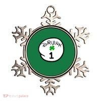 Drunk 1 2 3 4 5 Clover Personalized St Patrick's Day Ornament thumb 0