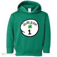 Drunk 1 2 3 4 5 Clover Personalized St Patrick's Day Toddler Hoodie thumb 0
