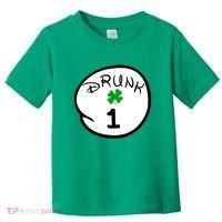 Drunk 1 2 3 4 5 Clover Personalized St Patrick's Day Toddler T-Shirt thumb 0