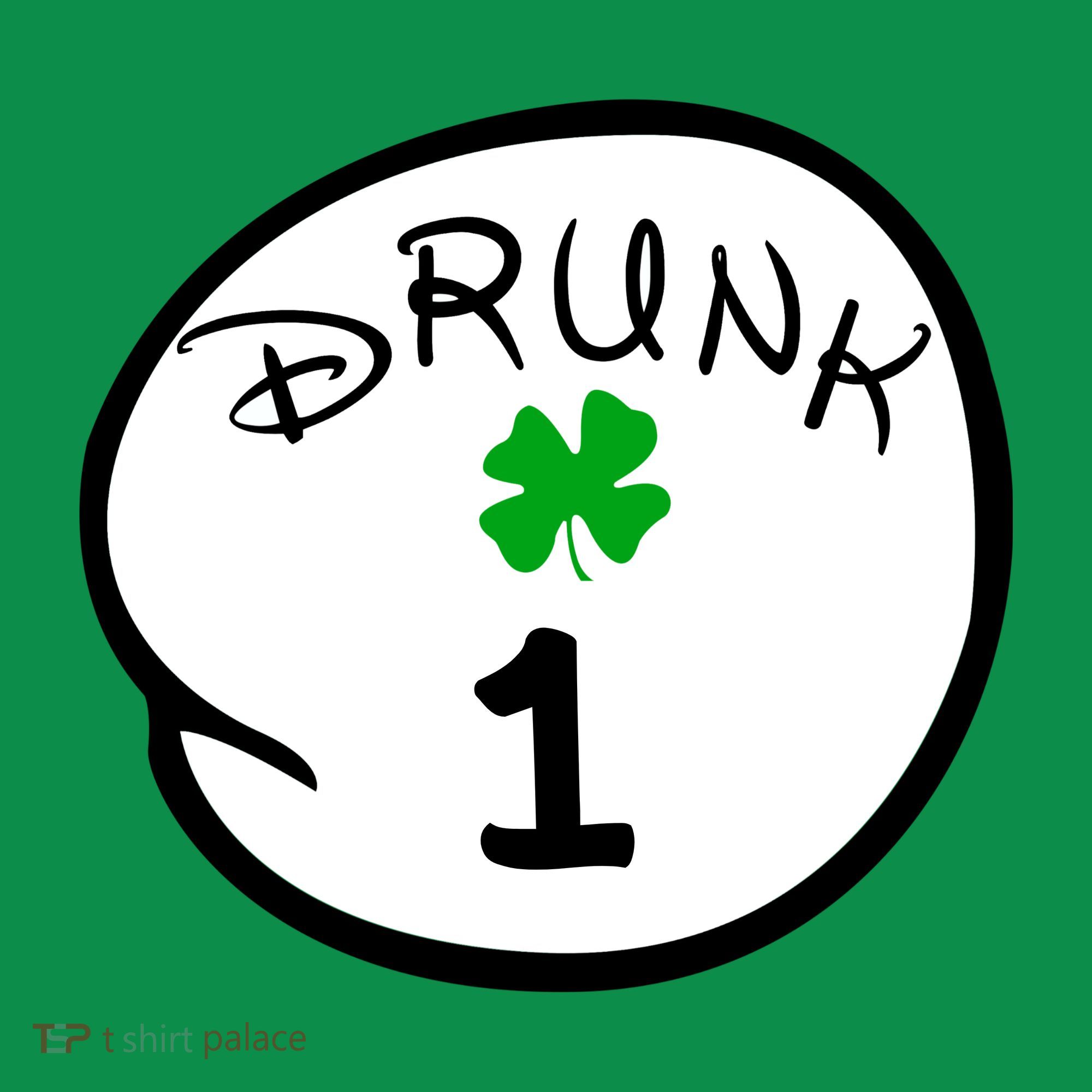 Drunk 1 2 3 4 5 Clover Personalized St Patrick's Day Women's T-Shirt