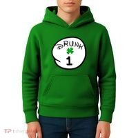 Drunk 1 2 3 4 5 Clover Personalized St Patrick's Day Kids Hoodie thumb 4