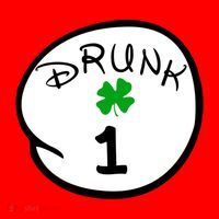 Drunk 1 2 3 4 5 Clover Personalized St Patrick's Day Santa Hat thumb 1