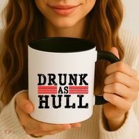 Drunk As Hull Funny Hockey Coffee Mug thumb 3