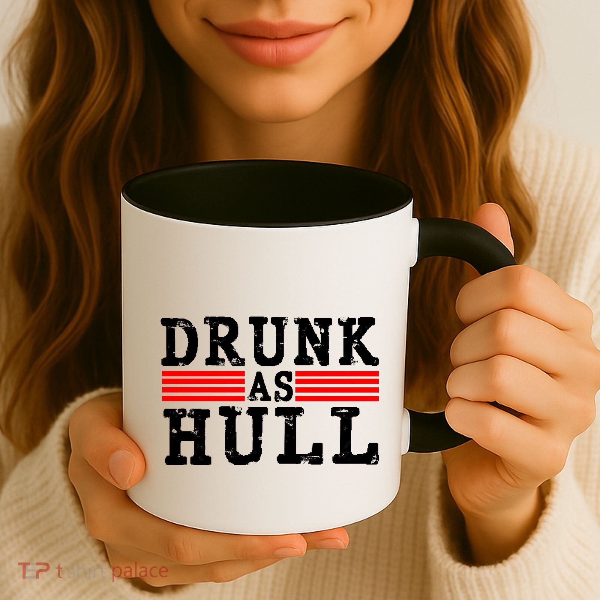 Drunk As Hull Funny Hockey Coffee Mug