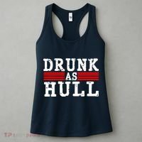 Drunk As Hull Funny Hockey Women's Tank Top thumb 3