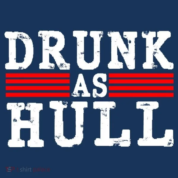 Drunk As Hull Funny Hockey Toddler Hoodie