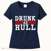 Drunk As Hull Funny Hockey Women's T-Shirt thumb 0