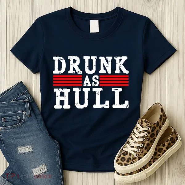 Drunk As Hull Funny Hockey Women's T-Shirt