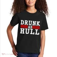 Drunk As Hull Funny Hockey Kids T-Shirt thumb 2