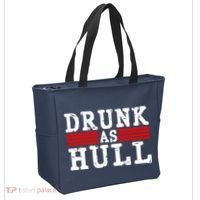 Drunk As Hull Funny Hockey Tote Bag thumb 2