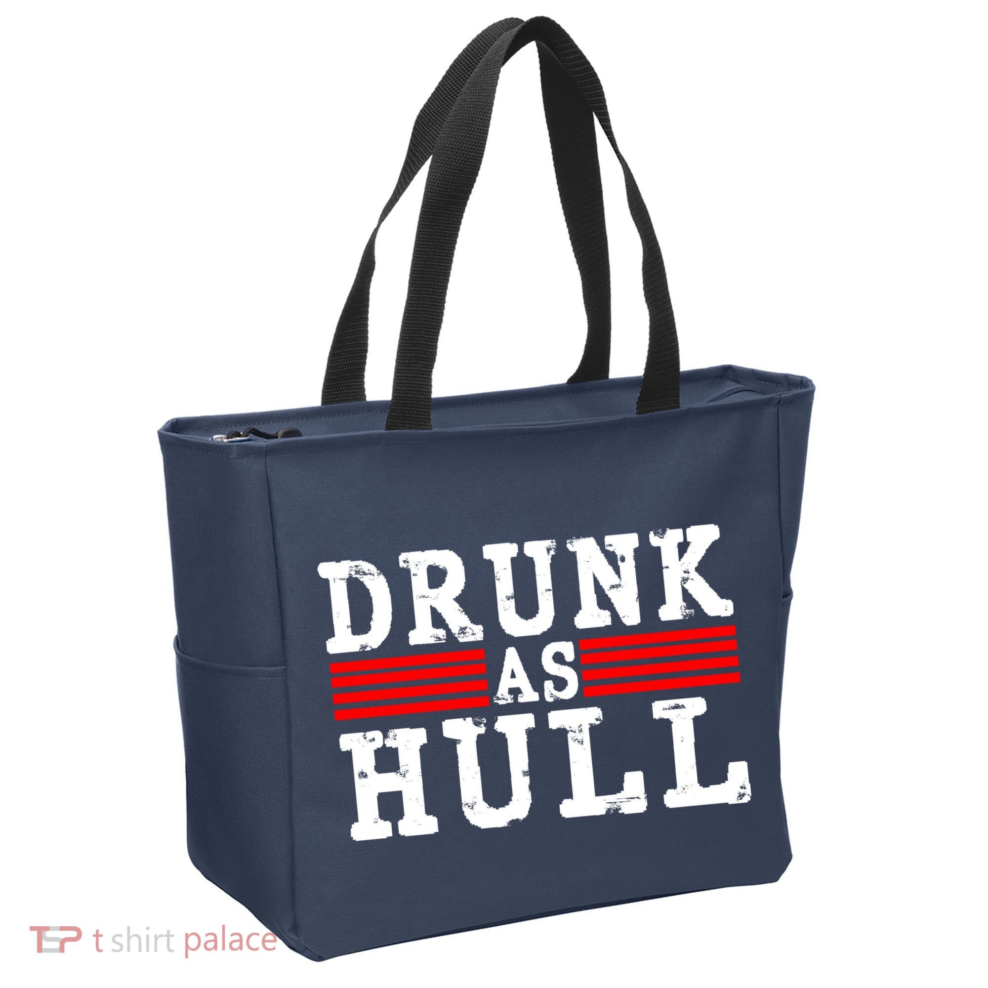 Drunk As Hull Funny Hockey Tote Bag