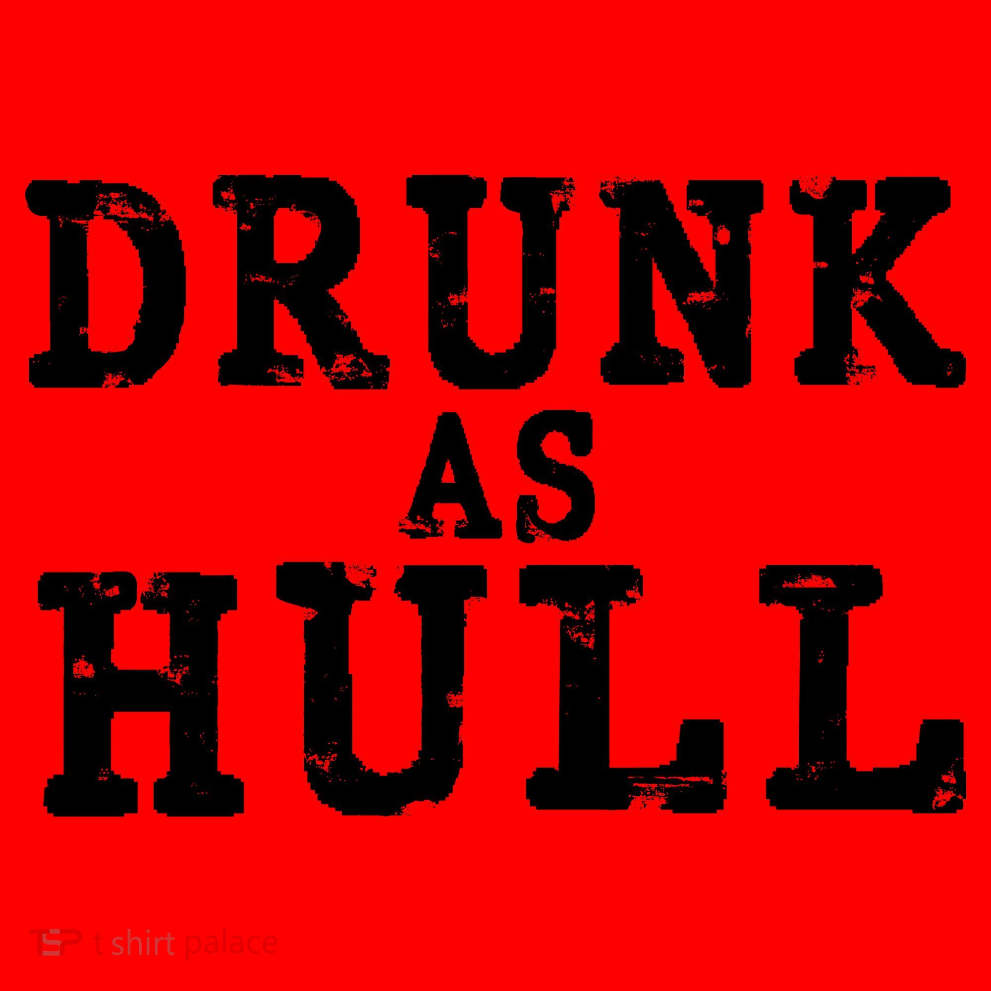 Drunk As Hull Funny Hockey Santa Hat