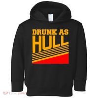 Drunk As Hull Logo Toddler Hoodie thumb 0
