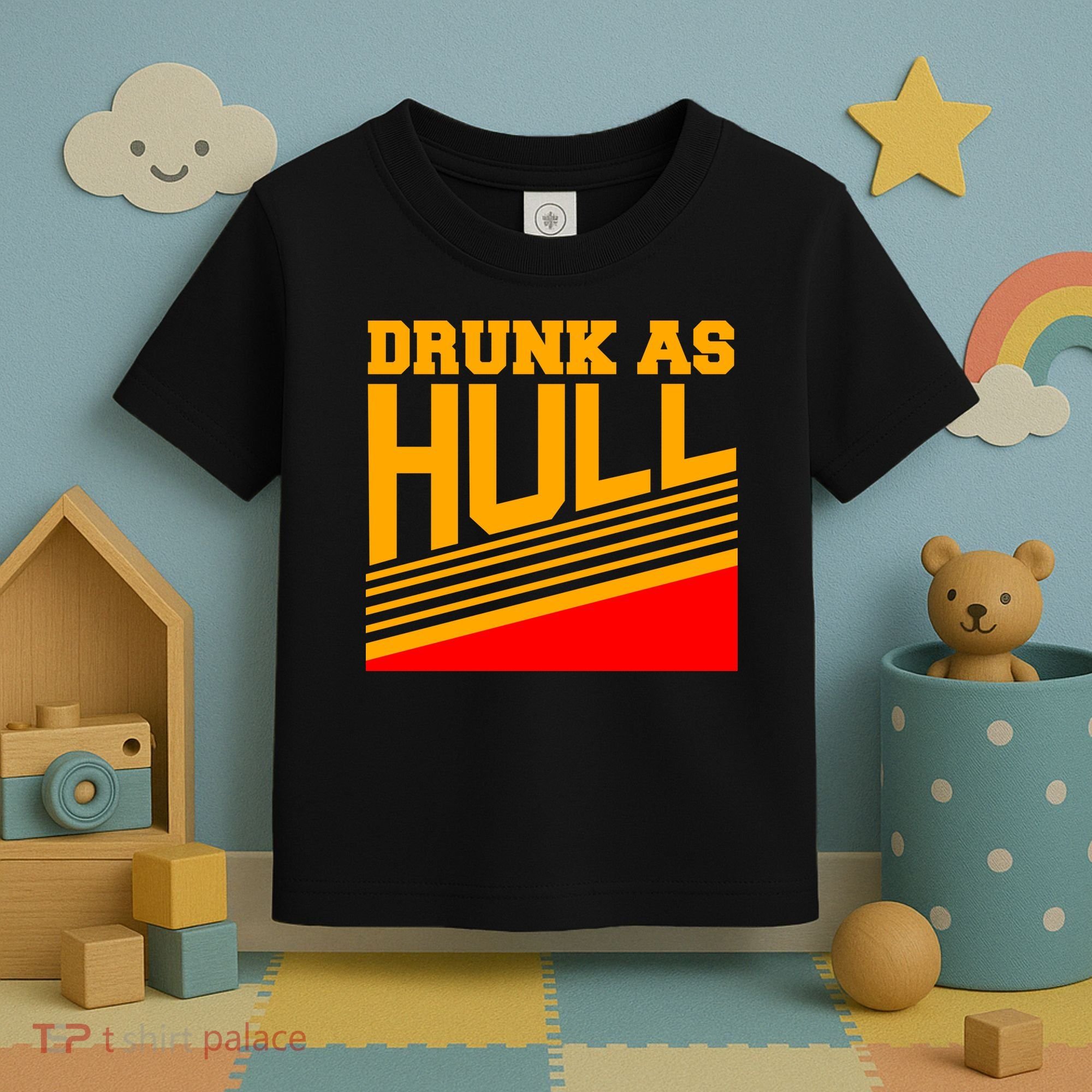 Drunk As Hull Logo Toddler T-Shirt