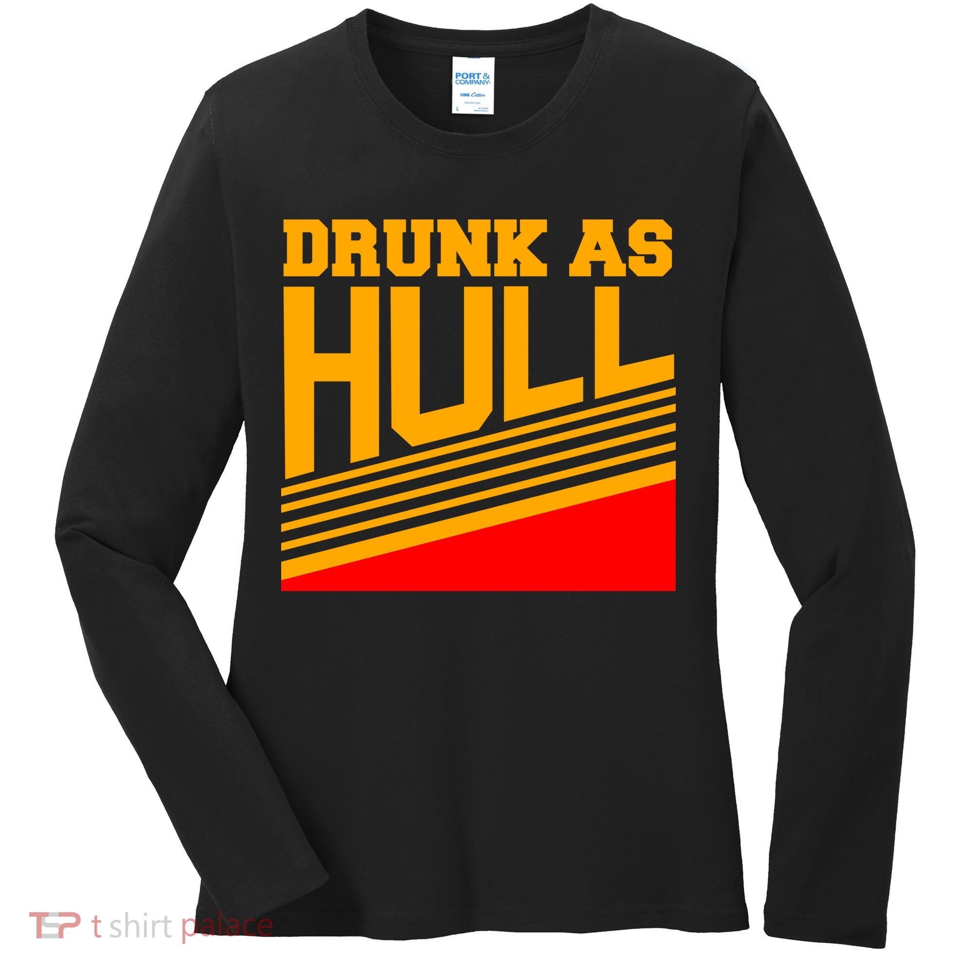 Drunk As Hull Logo Women's Long Sleeve Shirt