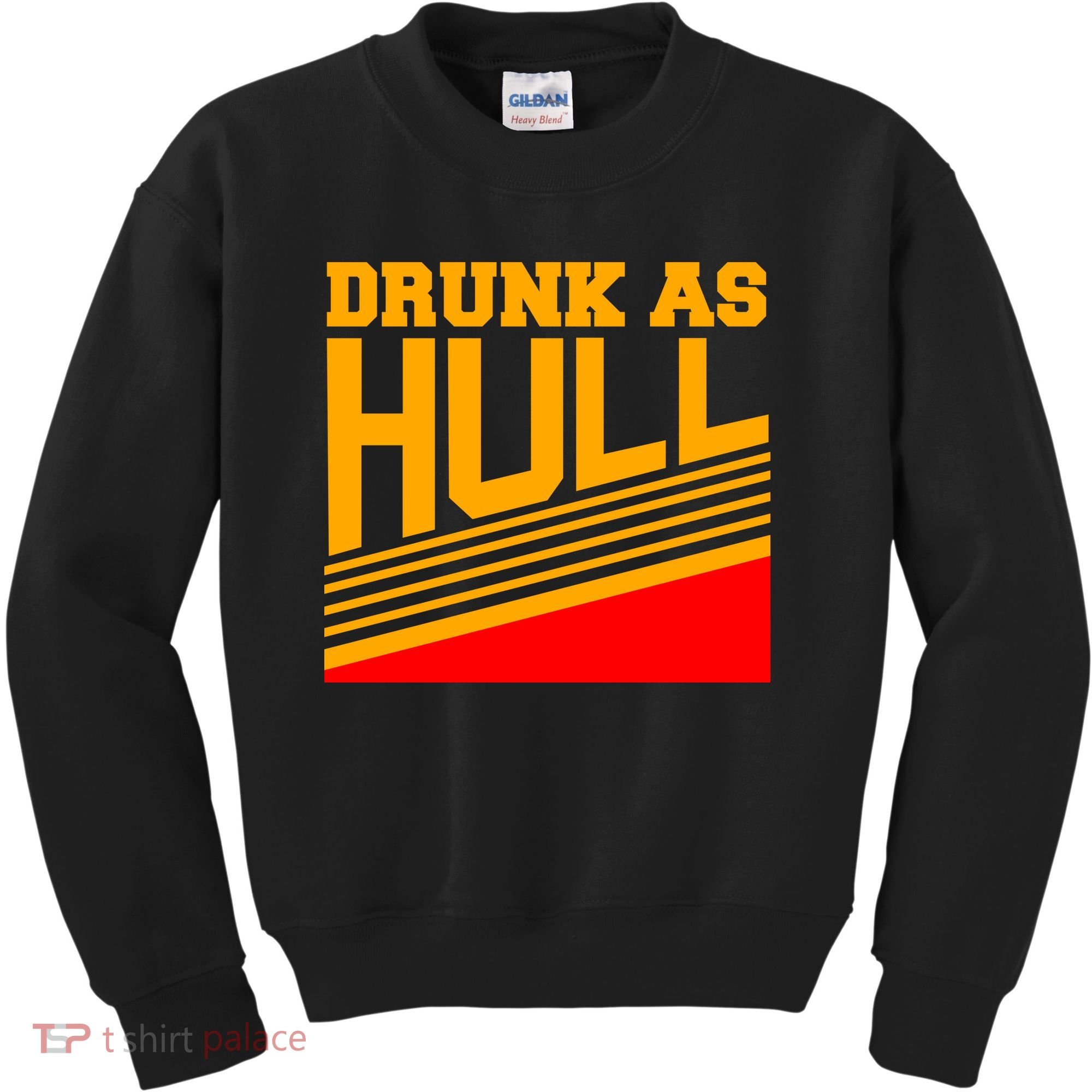 Drunk As Hull Logo Kids Sweatshirt